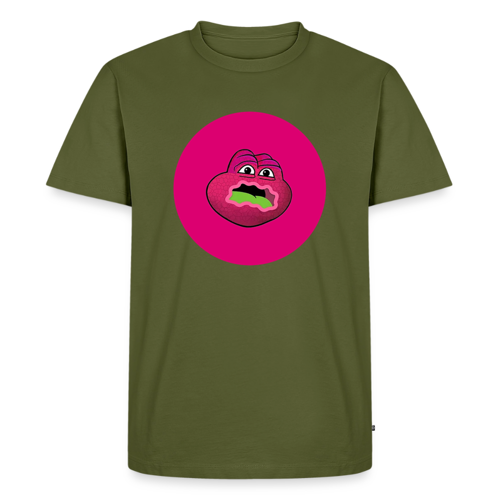 Jerry The Turtle Logo (Remix-Design) - Herren T-Shirt Premium - Khaki
