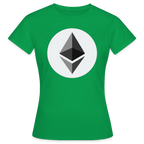 Ethereum Logo (Original) - Damen T-Shirt - Kelly Green