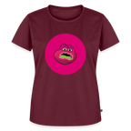 Jerry The Turtle Logo (Remix-Design) - Damen T-Shirt Premium - Burgunderrot