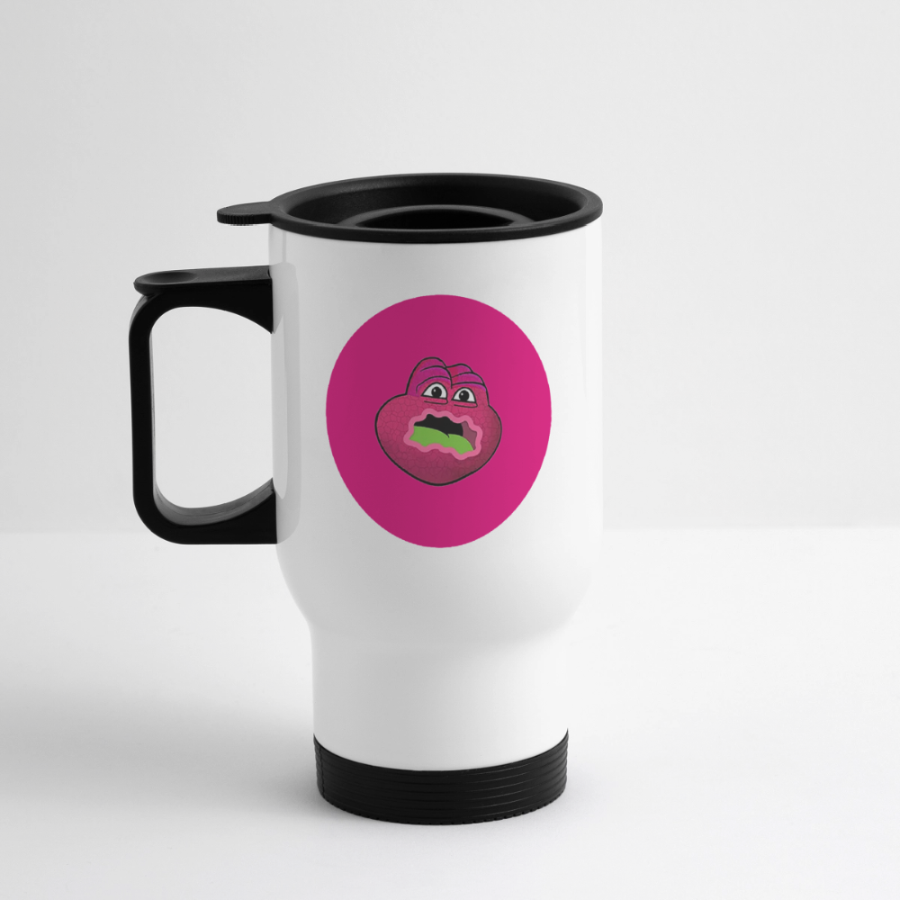 Jerry The Turtle Logo (Remix-Design) - Thermobecher - Weiß