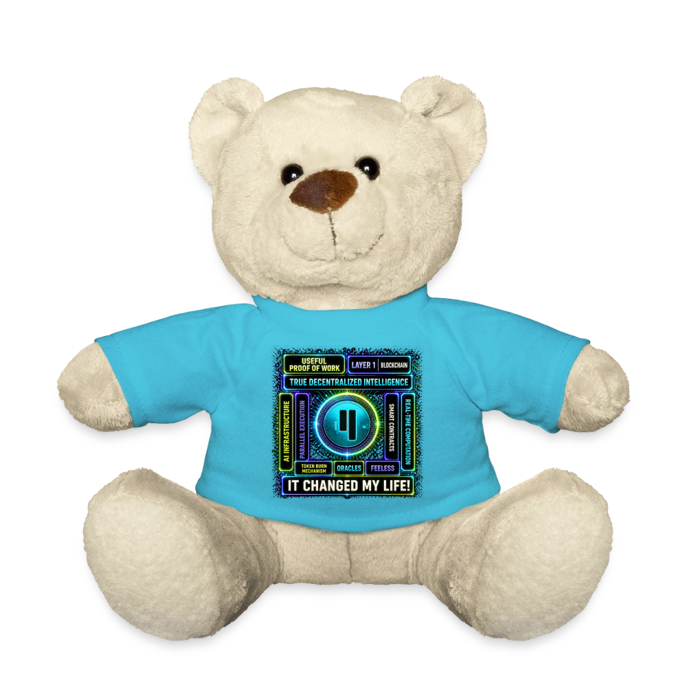 Qubic Changed Life (Fan Art) - Teddybär - Atollblau