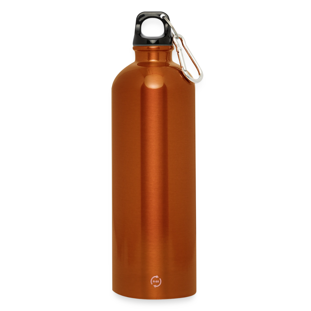 Bitcoin Logo (Original) - Trinkflasche mit Karabiner 750 ml - Orange