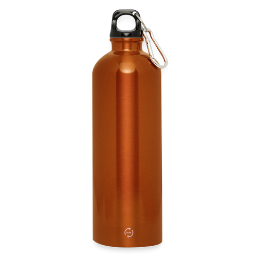 Bitcoin Logo (Original) - Trinkflasche mit Karabiner 750 ml - Orange