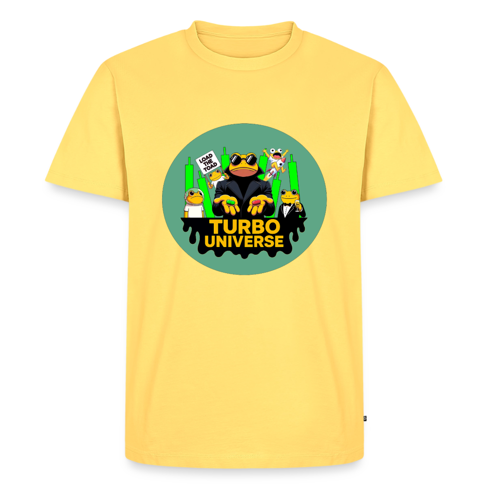 Turbo Universe (Fan-Art) - Herren T-Shirt Premium - Pastellgelb