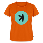 Kaspa Logo dunkel (Original) - Damen T-Shirt Premium - Orange 