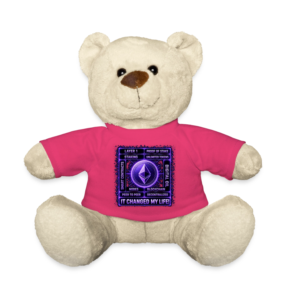 Ethereum Changed Life (Fan-Art) - Teddybär - Pink