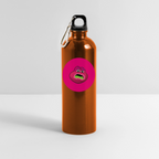 Jerry The Turtle Logo (Remix-Design) - Trinkflasche mit Karabiner 750 ml - Orange