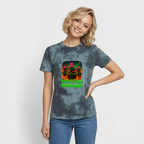 Jerry Born to Ride (Fan-Art) - Unisex T-Shirt Premium Tie Dye - Schwarz/Blau