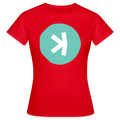 Kaspa Logo hell (Original) - Damen T-Shirt - Rot