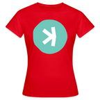 Kaspa Logo hell (Original) - Damen T-Shirt - Rot