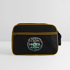 Keep Calm and Hodl Kaspa (Fan-Art) - Retro Tasche - Schwarz/Gold
