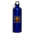 Bitcoin Changed Life (Fan-Art) - Trinkflasche mit Karabiner 750 ml - Königsblau