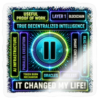 Qubic Changed Life (Fan-Art) - Sticker 10 x 10 cm - Transparent glänzend