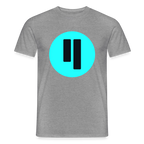 Qubic Logo (Original) - Herren T-Shirt - Graphit meliert