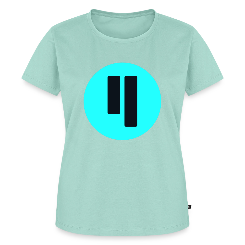 Qubic Logo (Original) - Damen T-Shirt Premium - Mint 