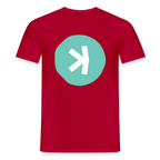 Kaspa Logo hell (Original) - Herren T-Shirt - Rot