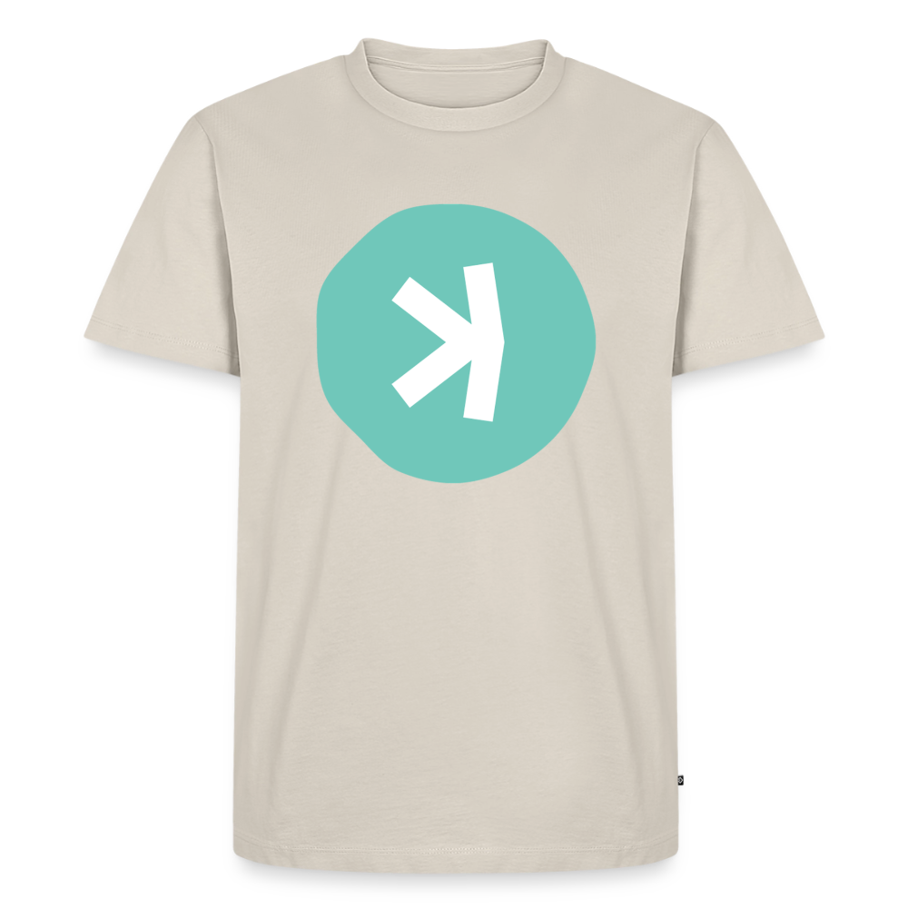 Kaspa Logo hell (Original) - Herren T-Shirt Premium - Beige