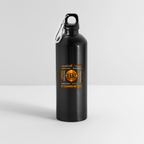 Bitcoin Changed Life (Fan-Art) - Trinkflasche mit Karabiner 750 ml - Schwarz
