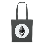 Ethereum Logo (Original) - Stofftasche - Graphite