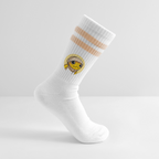 Turbo Logo (Original) - Tennissocken Premium - Weiß/Pfirsich