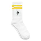 Ethereum Logo (Original) - Tennissocken - Weiß/Gelb