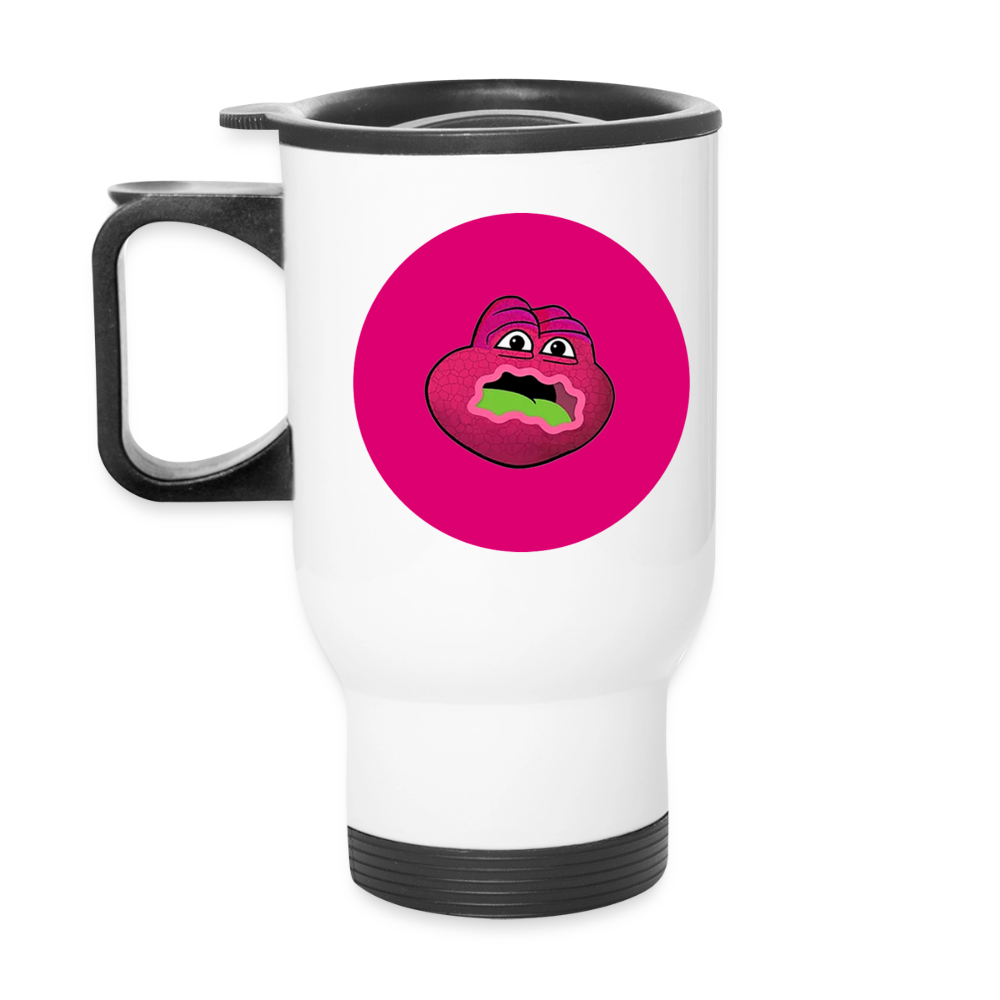 Jerry The Turtle Logo (Remix-Design) - Thermobecher - Weiß