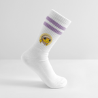 Turbo Logo (Original) - Tennissocken Premium - Weiß/Flieder 