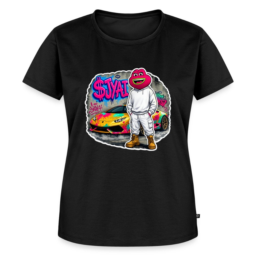Jerry Streetart (Fan-Art) - Damen T-Shirt Premium - Schwarz