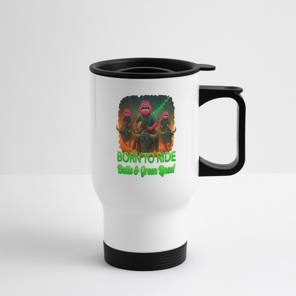 Jerry Born to Ride (Fan-Art) - Thermobecher - Weiß