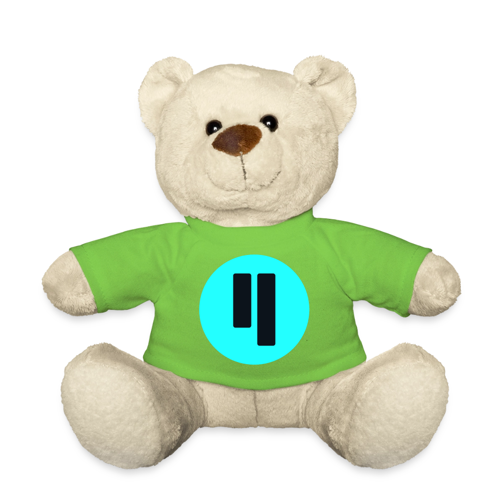 Qubic Logo (Original) - Teddybär - Hellgrün