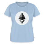 Ethereum Logo (Original) - Damen T-Shirt Premium - Hellblau