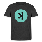 Kaspa Logo dunkel (Original) - Herren T-Shirt Premium - Anthrazit meliert