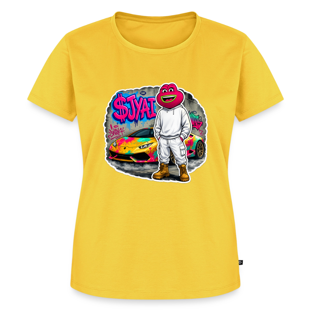 Jerry Streetart (Fan-Art) - Damen T-Shirt Premium - Sonnengelb
