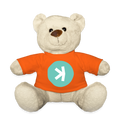 Kaspa Logo hell (Original) - Teddybär - Goldorange