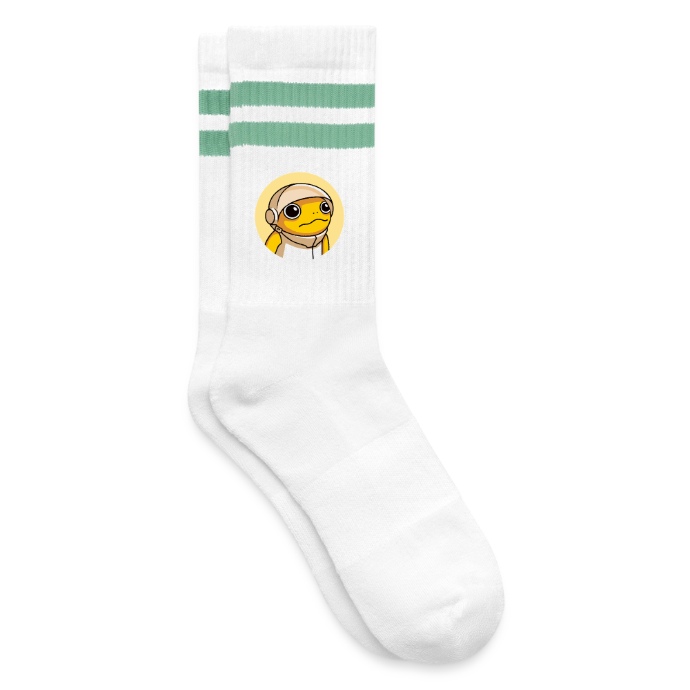 Turbo Logo (Original) - Tennissocken Premium - Weiß/Mint