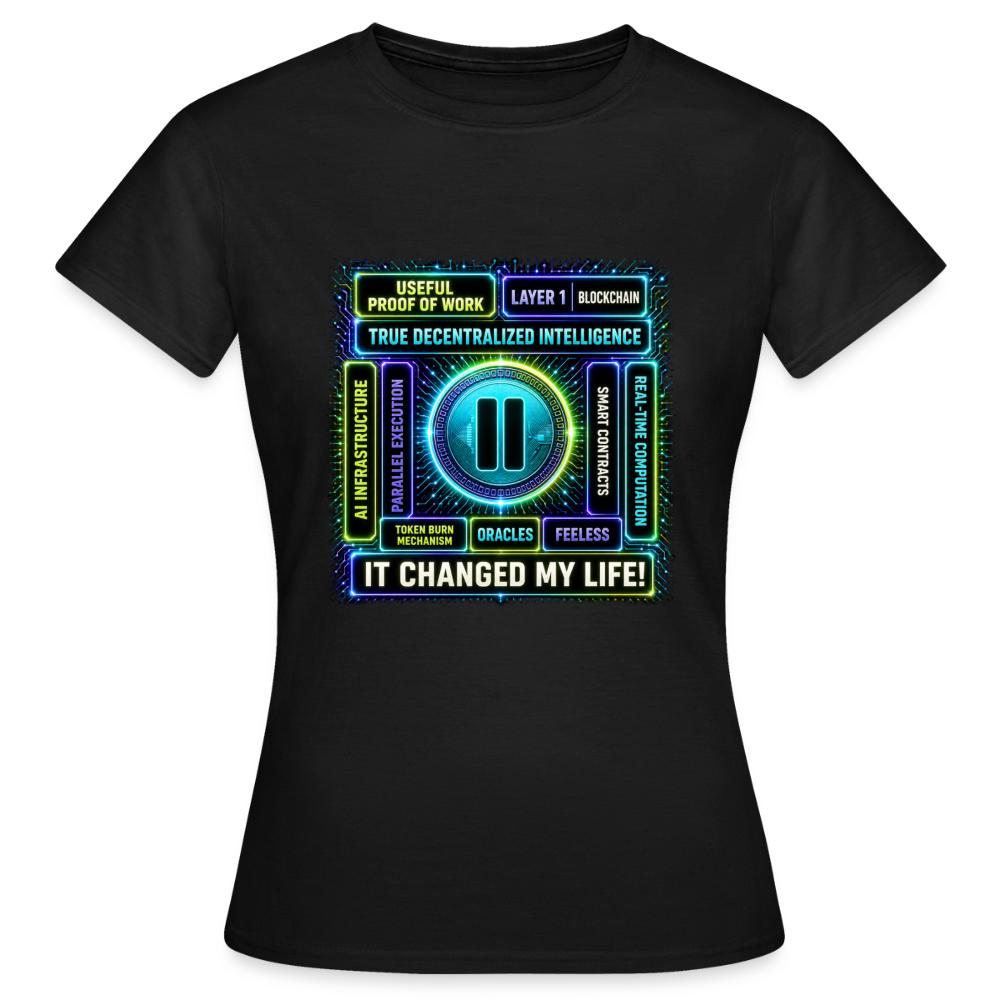 Qubic Changed Life (Fan-Art) - Damen T-Shirt - Schwarz