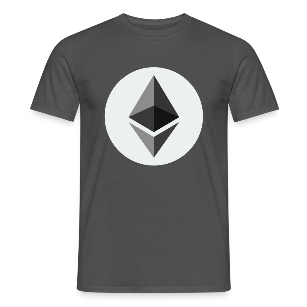 Ethereum Logo (Original) - Herren T-Shirt - Anthrazit