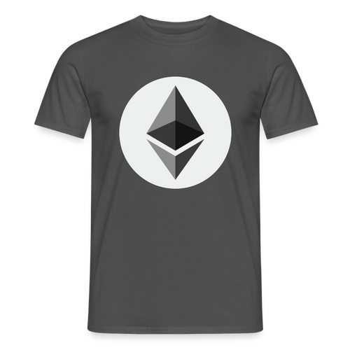 Ethereum Logo (Original) - Herren T-Shirt - Anthrazit