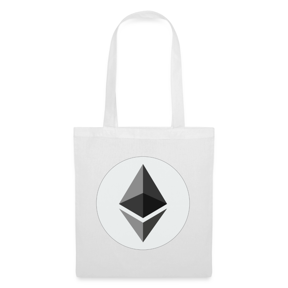 Ethereum Logo (Original) - Stofftasche - Weiß
