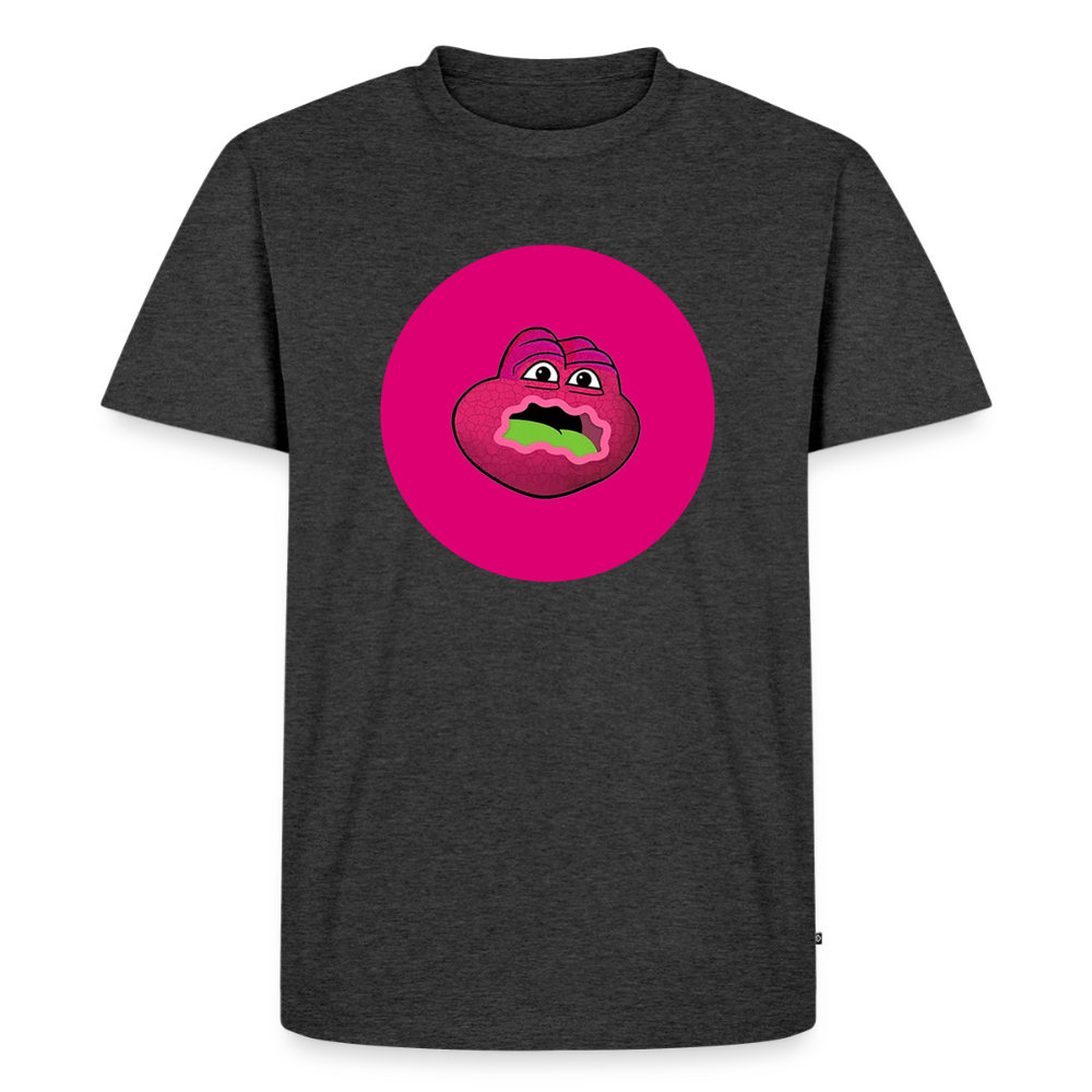 Jerry The Turtle Logo (Remix-Design) - Herren T-Shirt Premium - Anthrazit meliert