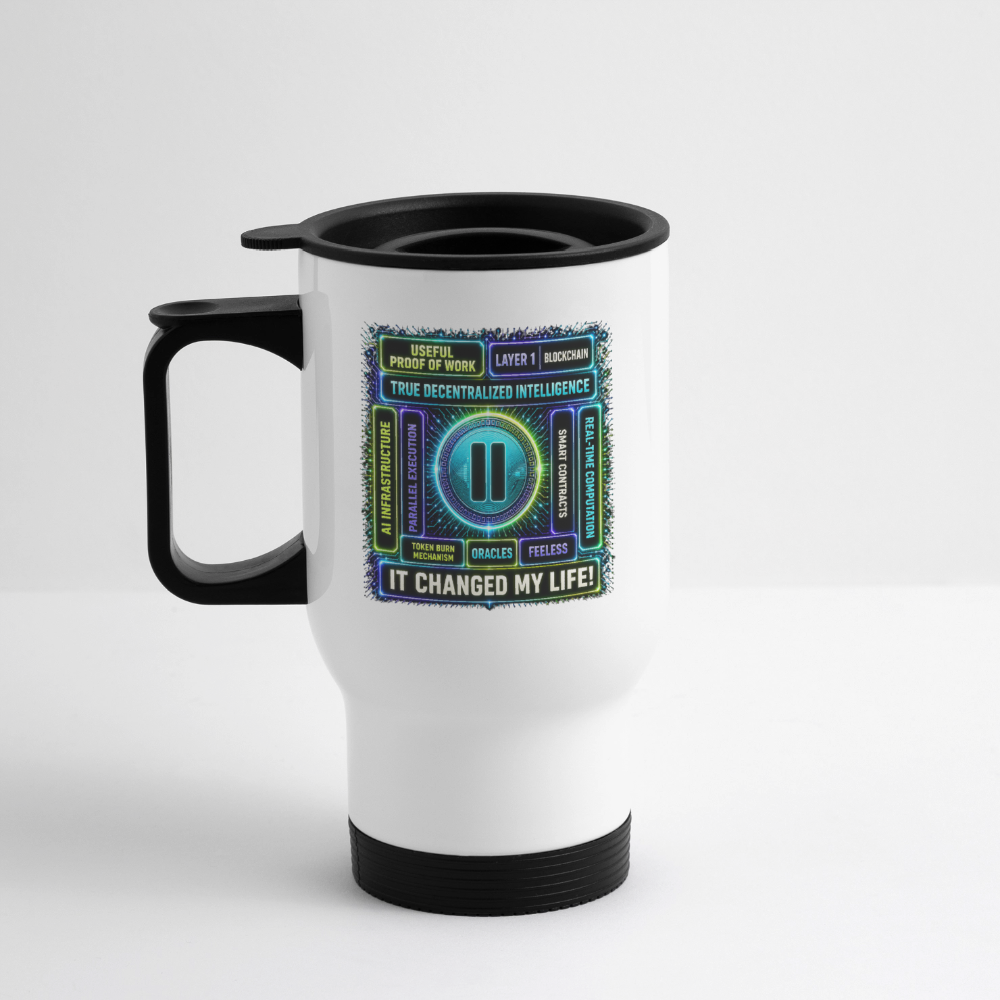 Qubic Changed Life (Fan-Art) - Thermobecher - Weiß