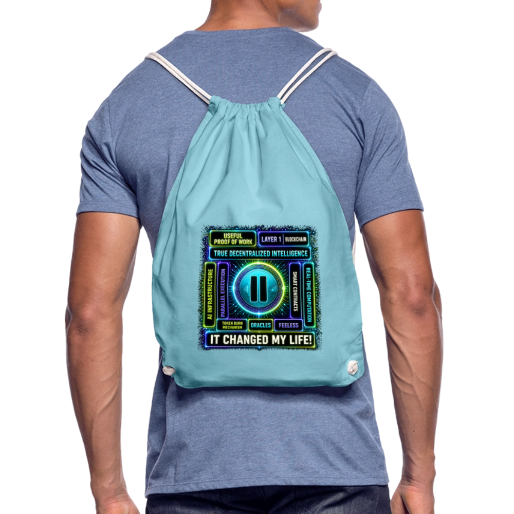Qubic Changed Life (Fan-Art) - Turnbeutel - Aqua
