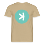Kaspa Logo hell (Original) - Herren T-Shirt - Sandbeige