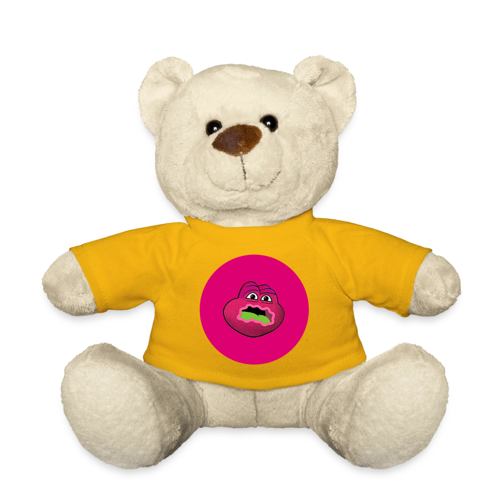 Jerry The Turtle Logo (Remix-Design) - Teddybär - Sonnengelb