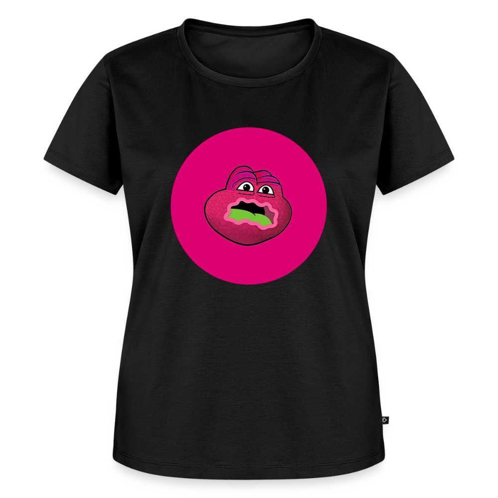 Jerry The Turtle Logo (Remix-Design) - Damen T-Shirt Premium - Schwarz