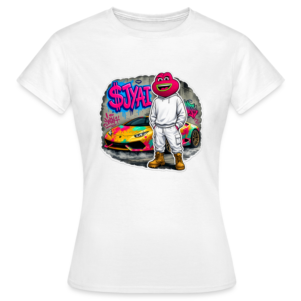 Jerry Streetart (Fan-Art) - Damen T-Shirt - Weiß