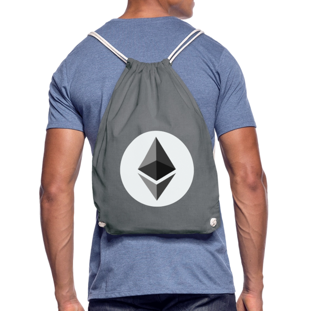 Ethereum Logo (Original) - Turnbeutel - Grau