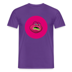 Jerry The Turtle Logo (Remix-Design) - Herren T-Shirt - Lila