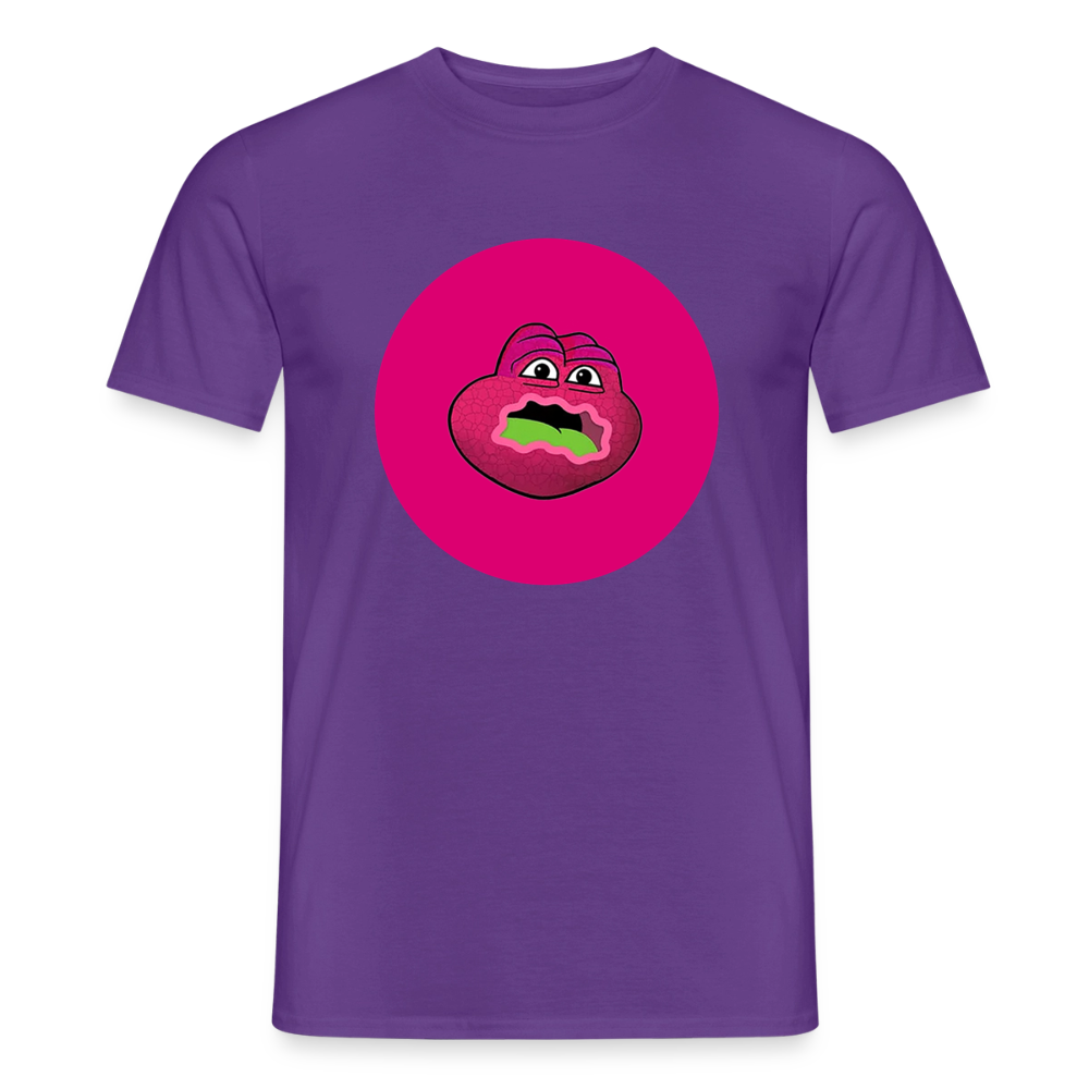 Jerry The Turtle Logo (Remix-Design) - Herren T-Shirt - Lila