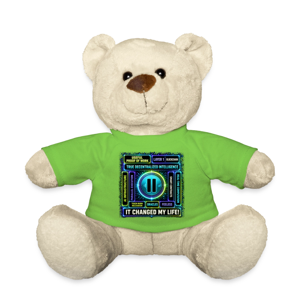 Qubic Changed Life (Fan Art) - Teddybär - Hellgrün